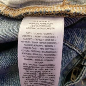 Relax taper patchwork boyfriend jeans